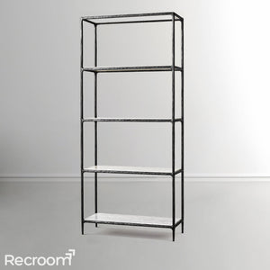 Thaddeo White Marble Shelving - Zonesus