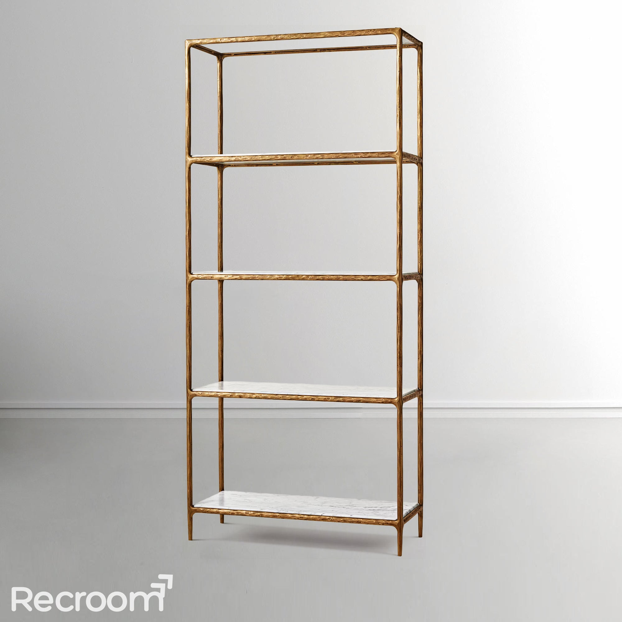 Thaddeo White Marble Shelving - Zonesus