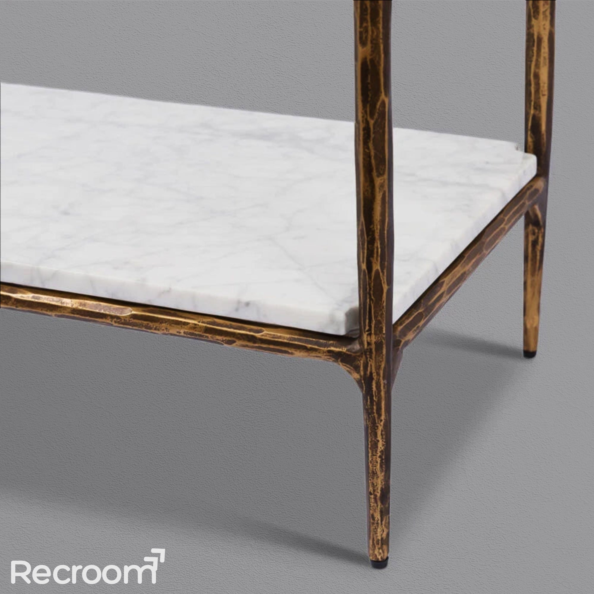Thaddeo White Marble Shelving - Zonesus