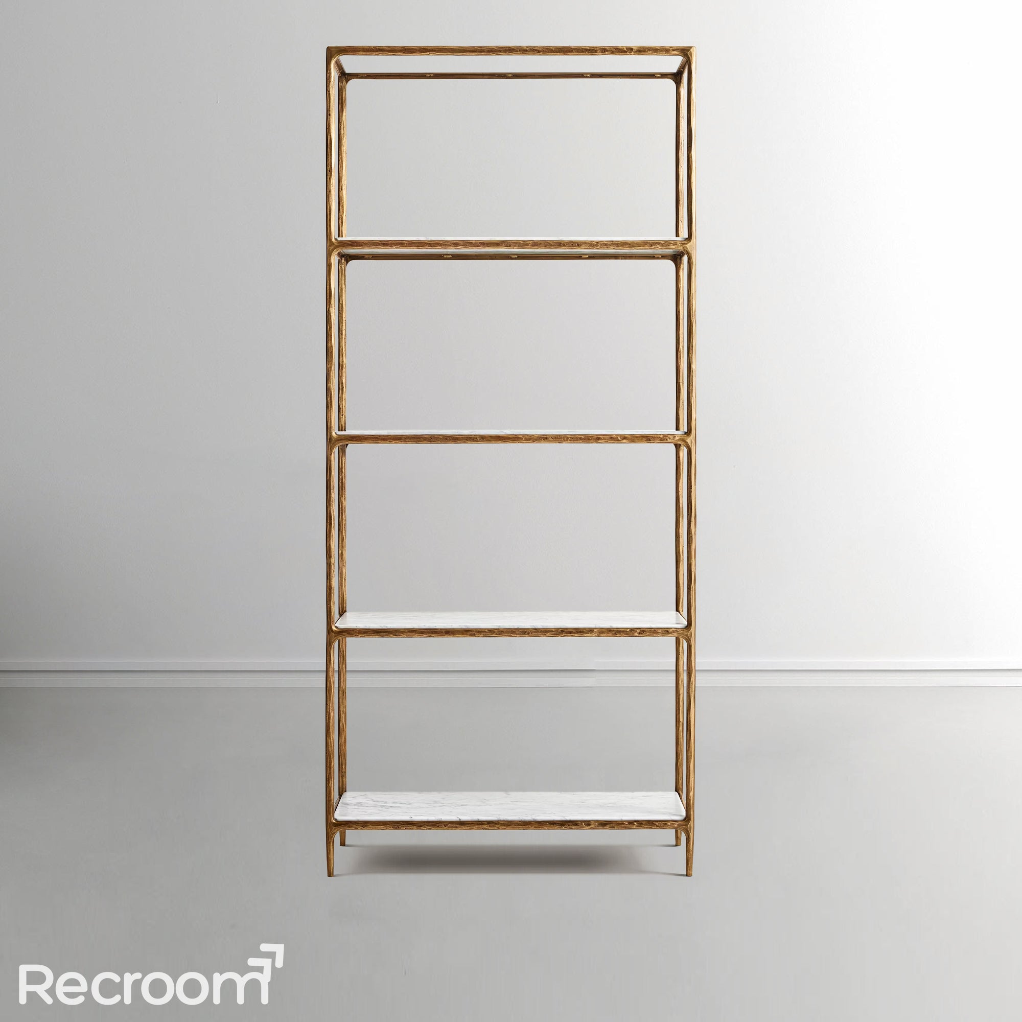 Thaddeo White Marble Shelving - Zonesus
