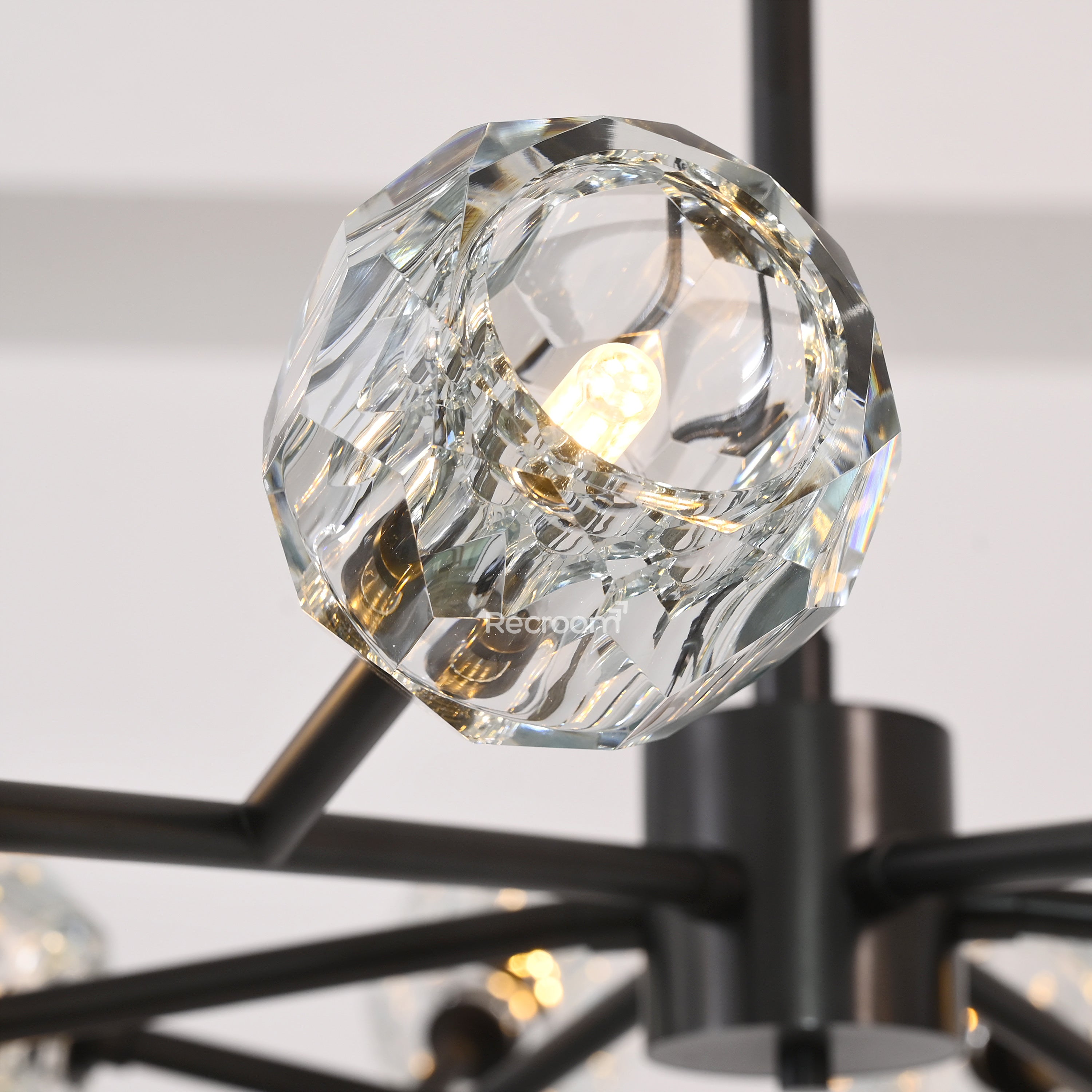 Boulew Crystal Glass Round Chandelier 48" - Zonesus