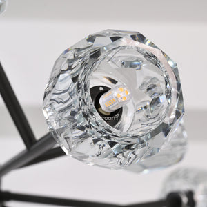 Boulew Crystal Glass Round Chandelier 48" - Zonesus