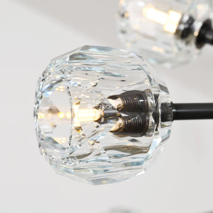 Boulew Crystal Glass Round Chandelier 72" - Zonesus