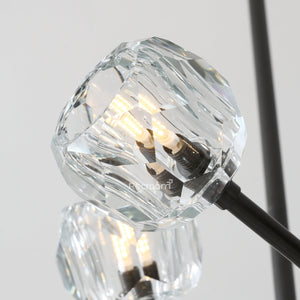Boulew Crystal Glass Round Chandelier 36" - Zonesus