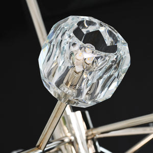 Boulew Crystal Glass Round Chandelier 48" - Zonesus