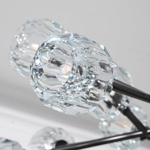 Boulew Crystal Glass Round Chandelier 36" - Zonesus