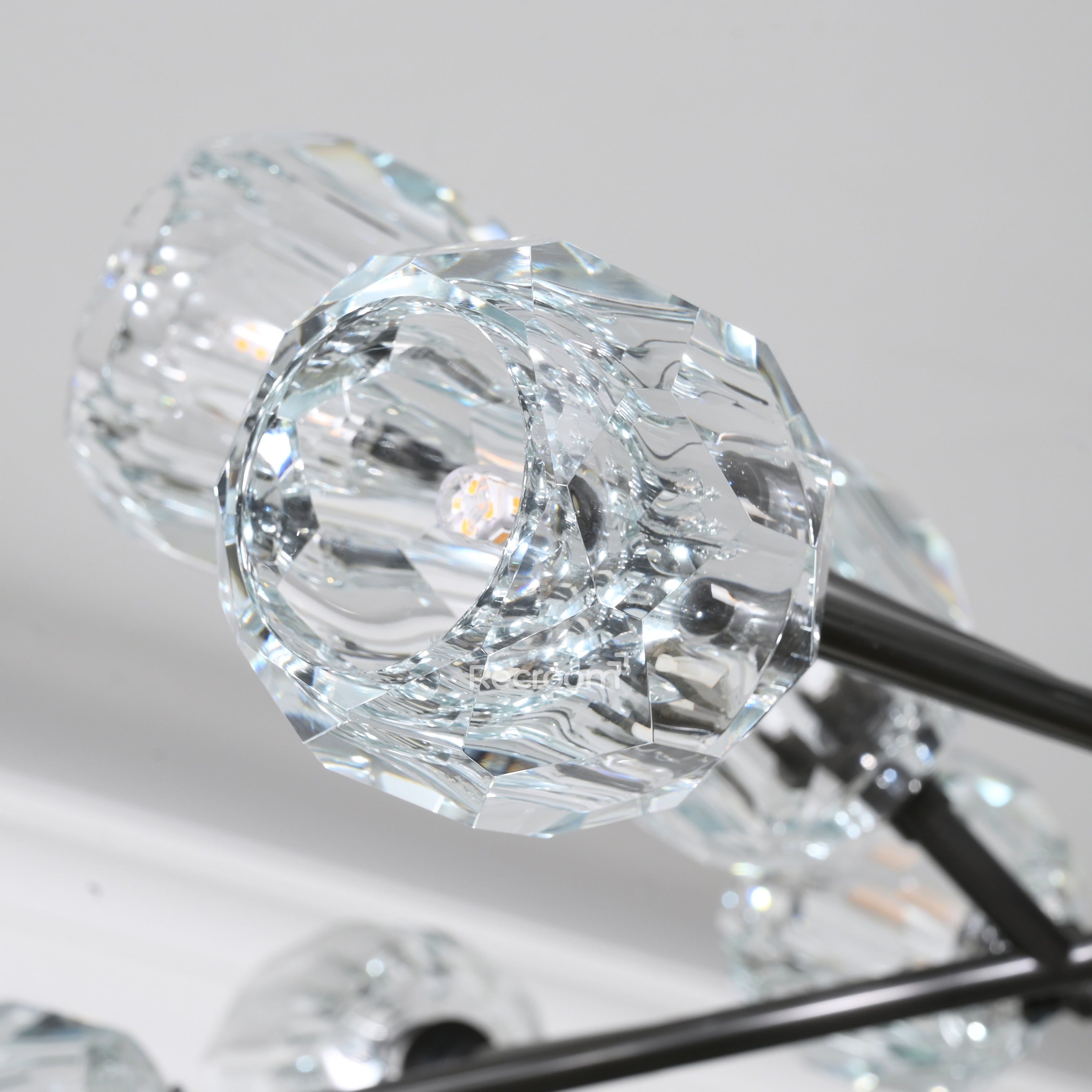 Boulew Crystal Glass Round Chandelier 36" - Zonesus