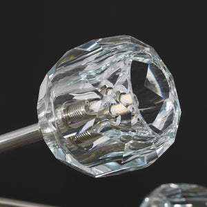Boulew Crystal Glass Round Chandelier 72" - Zonesus