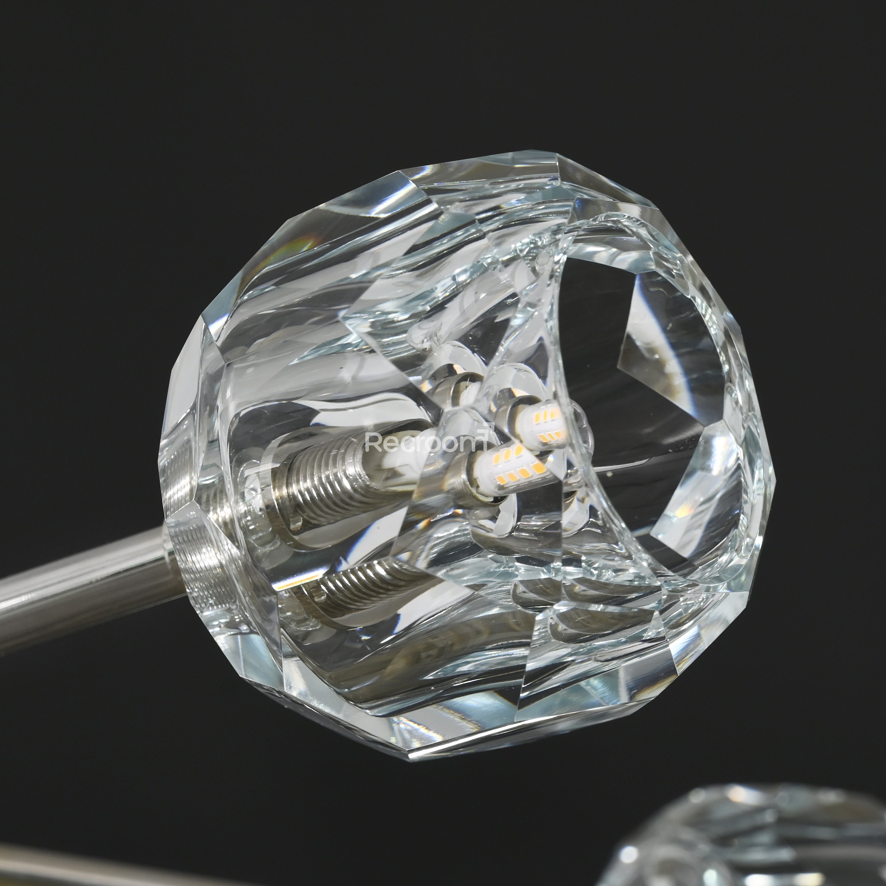 Boulew Crystal Glass Round Chandelier 72" - Zonesus