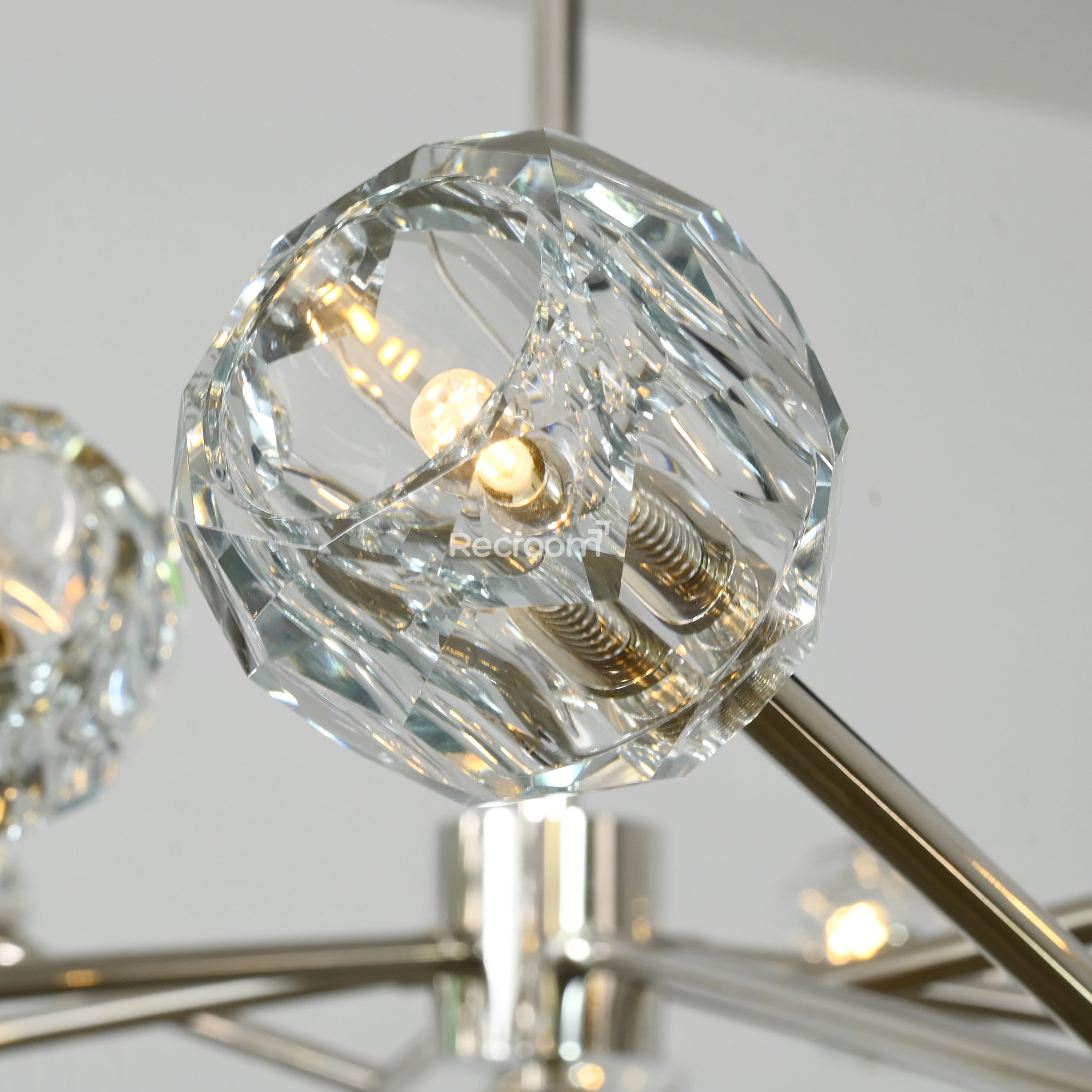 Boulew Crystal Glass Round Chandelier 72" - Zonesus