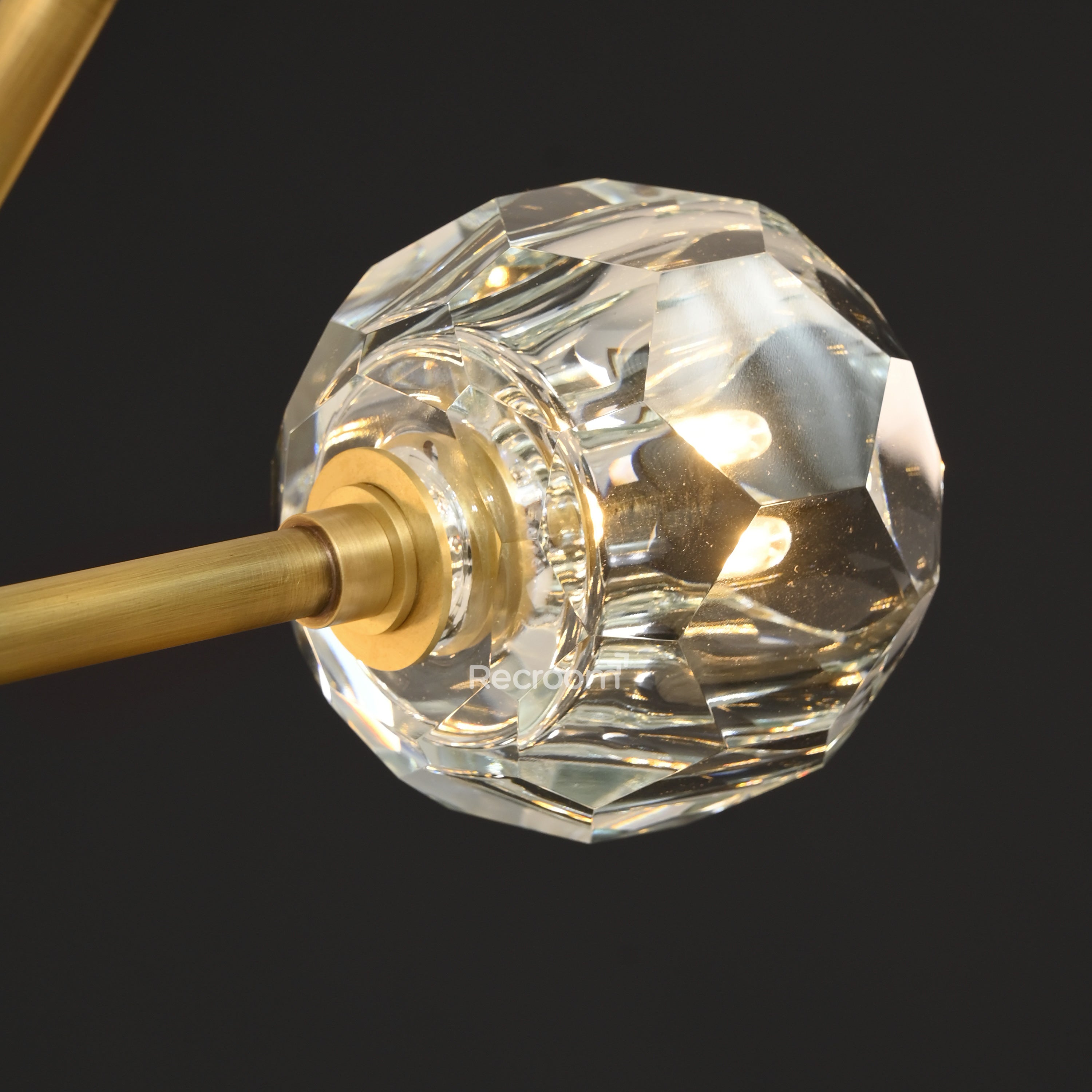 Boulew Crystal Glass Round Chandelier 36" - Zonesus