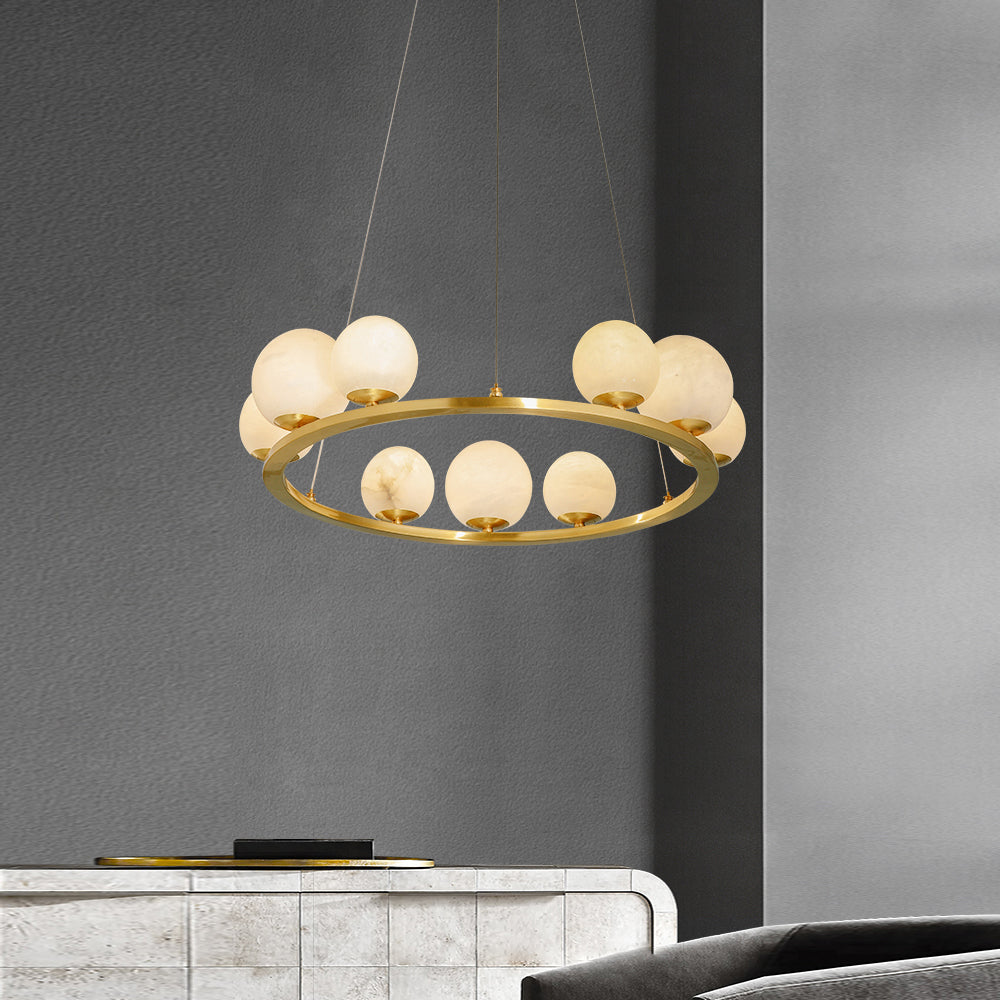 Tagliato Alabaster Chandelier - Zonesus