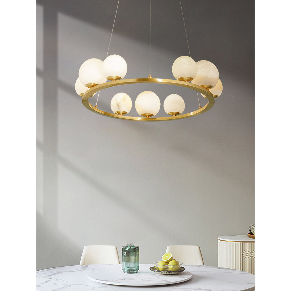 Tagliato Alabaster Chandelier - Zonesus