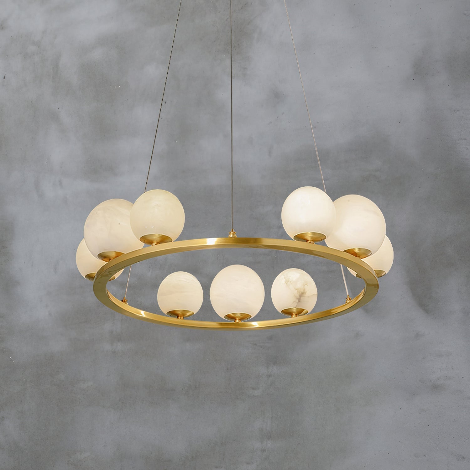 Tagliato Alabaster Chandelier - Zonesus
