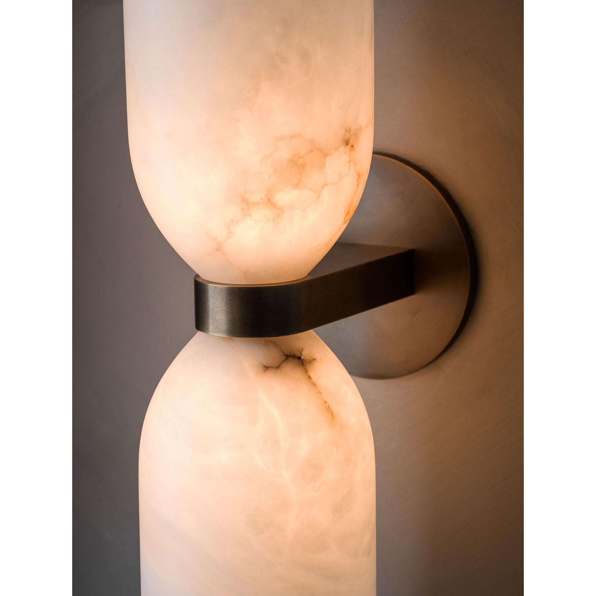 Tandem Alabaster Wall Lamp - Zonesus