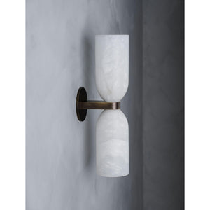 Tandem Alabaster Wall Lamp - Zonesus