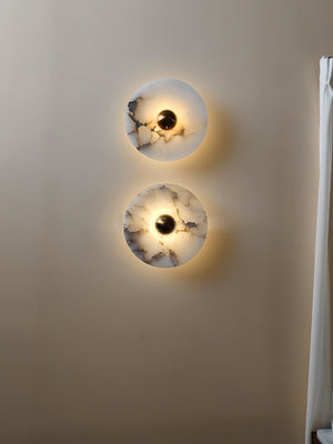 Terkel Alabaster Wall Lamp - Zonesus