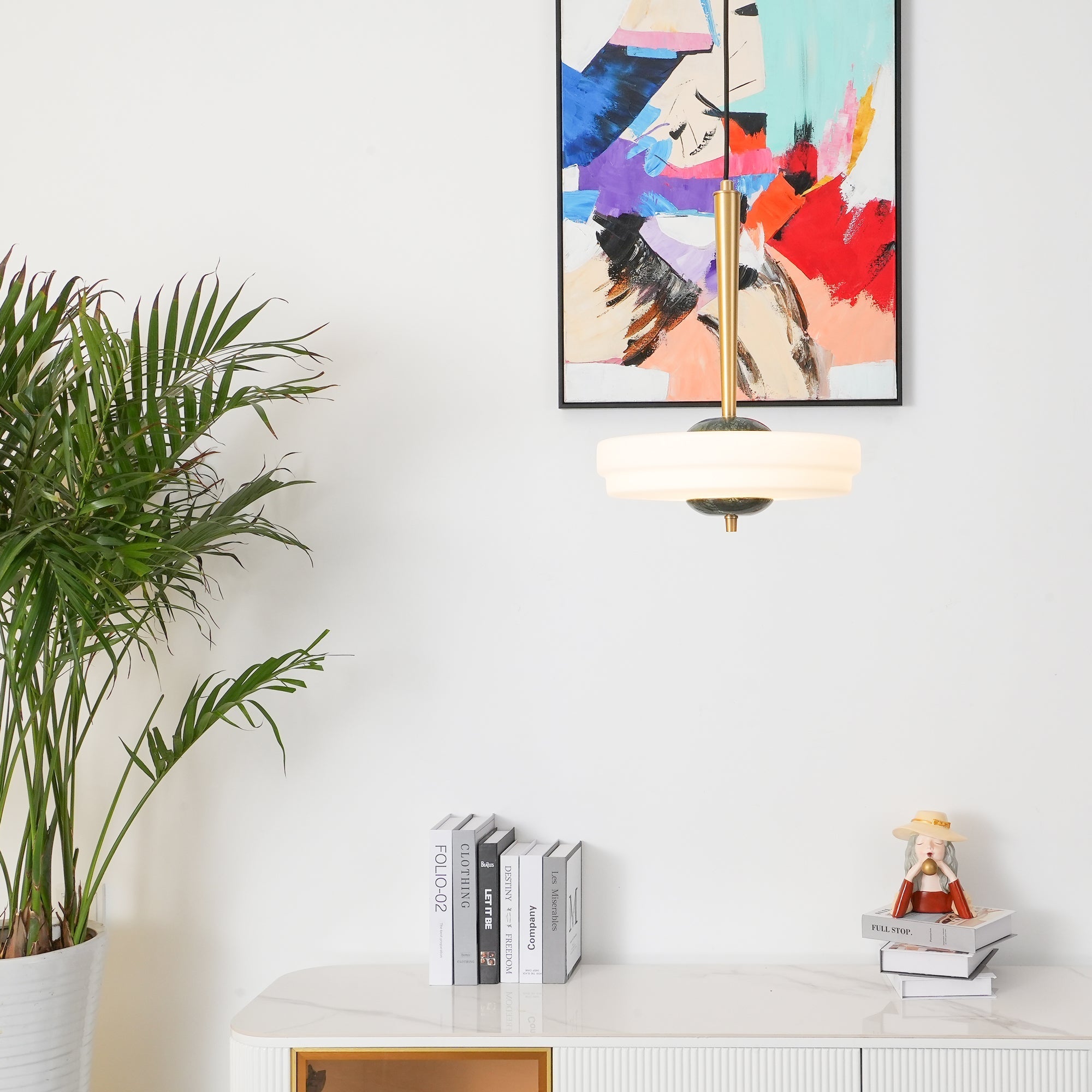Trave Alabaster Pendant Lamp - Zonesus