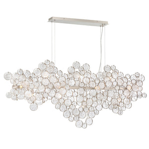 Mirella Trento Clustered Glass Linear Chandelier - Zonesus