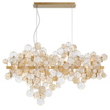 Mirella Trento Clustered Glass Linear Chandelier - Zonesus