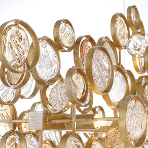 Mirella Trento Clustered Glass Linear Chandelier - Zonesus