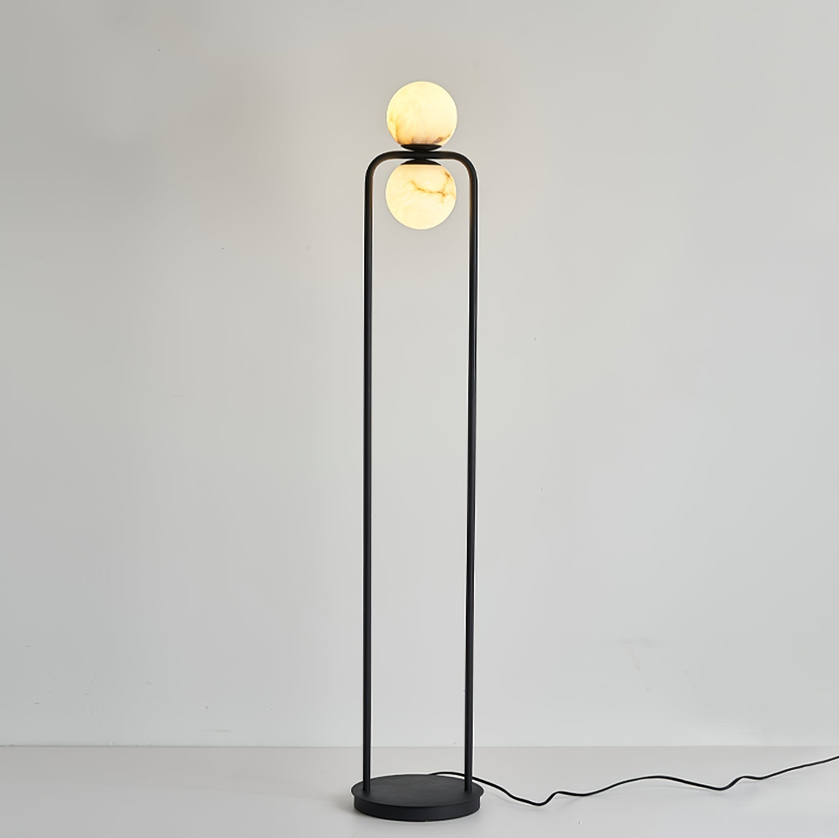Tribeca Alabaster Floor Lamp - Zonesus
