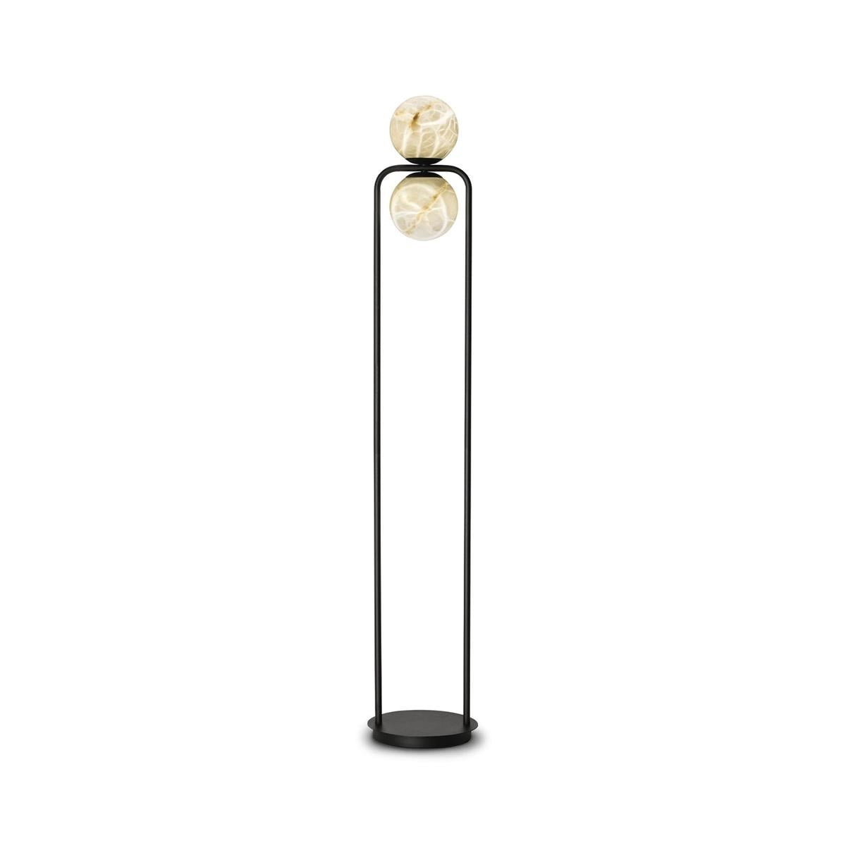 Tribeca Alabaster Floor Lamp - Zonesus