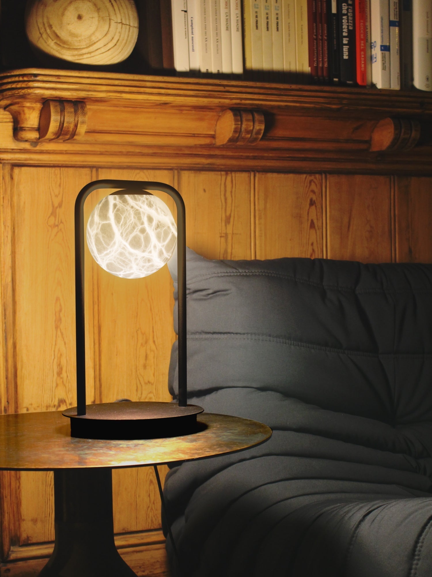 Tribeca Alabaster Table Lamp - Zonesus