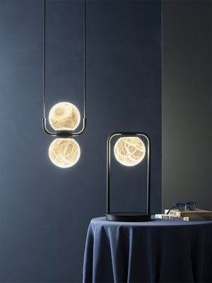 Tribeca Alabaster Table Lamp - Zonesus