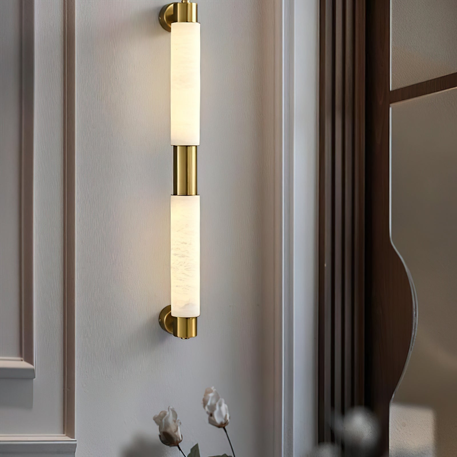 Tube Alabaster Wall Lamp - Zonesus