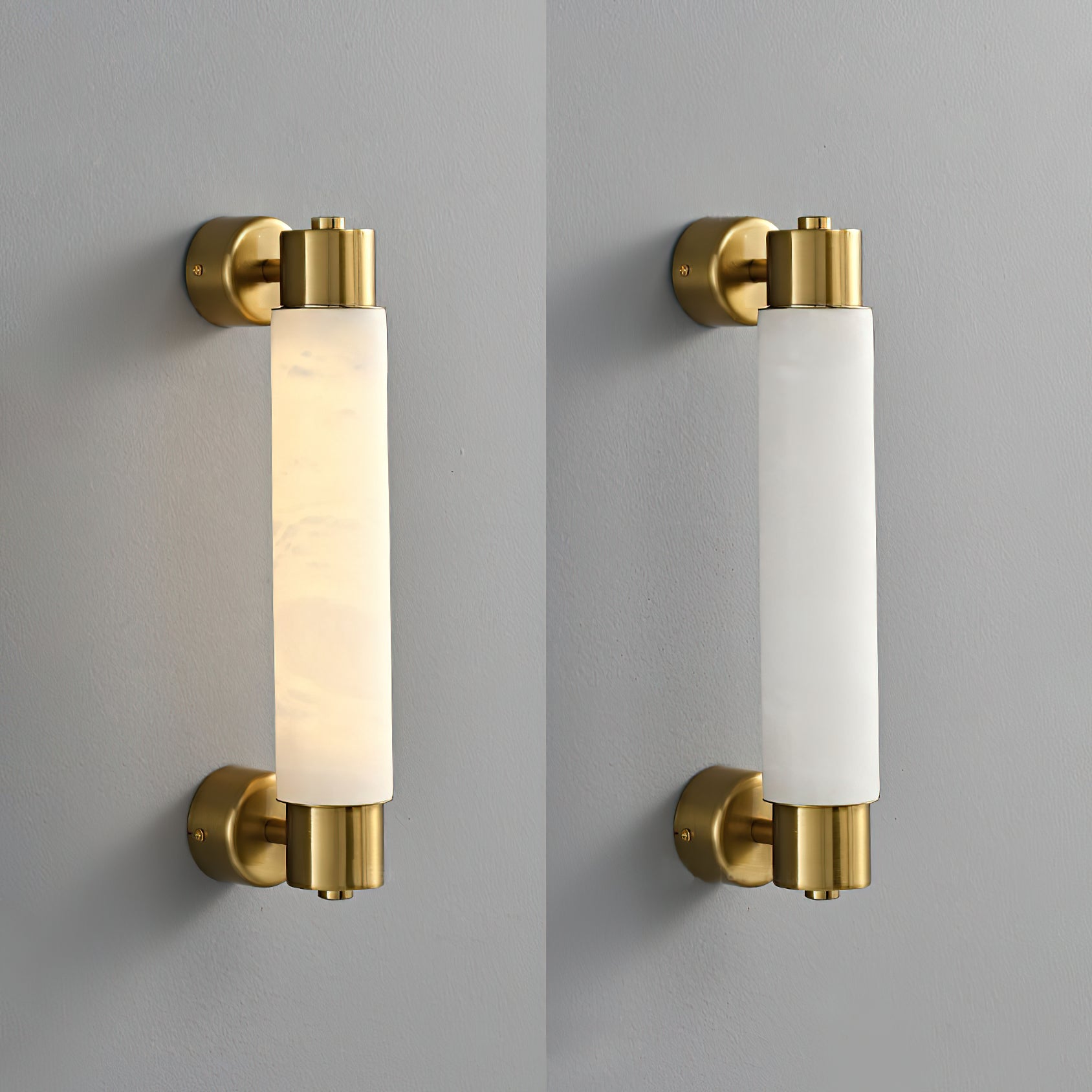 Tube Alabaster Wall Lamp - Zonesus