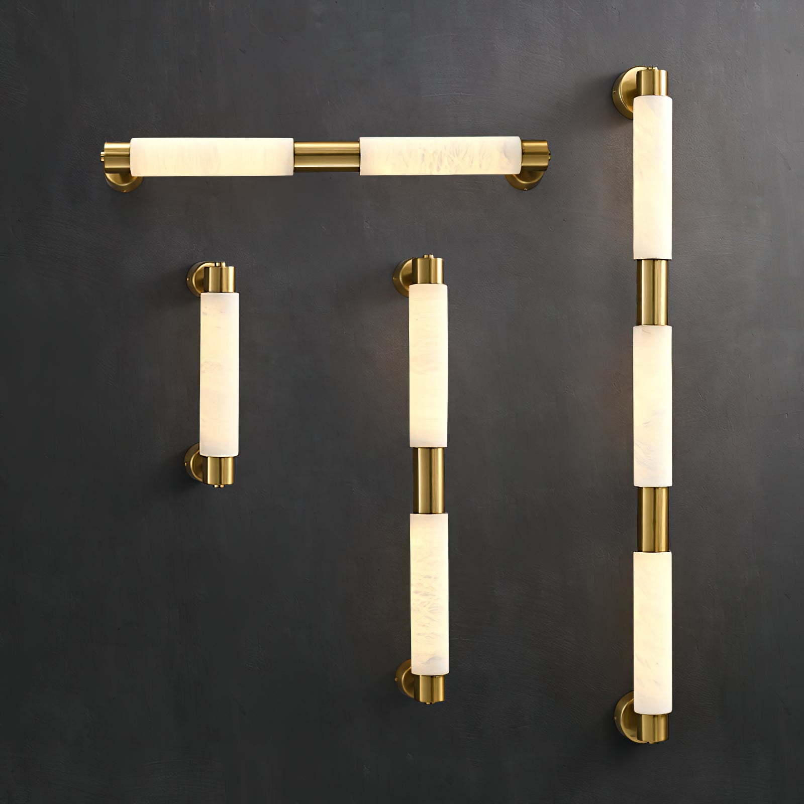 Tube Alabaster Wall Lamp - Zonesus