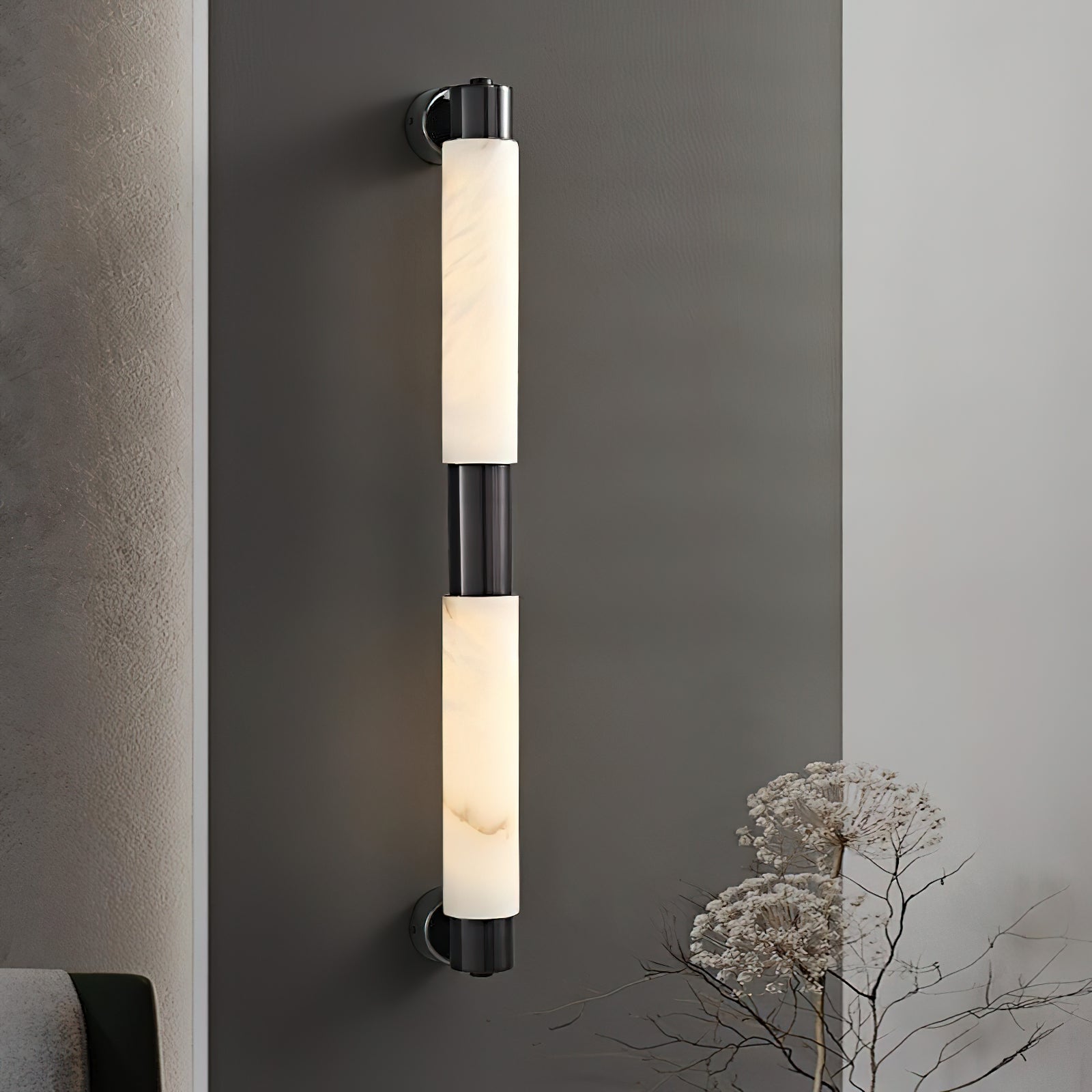 Tube Alabaster Wall Lamp - Zonesus