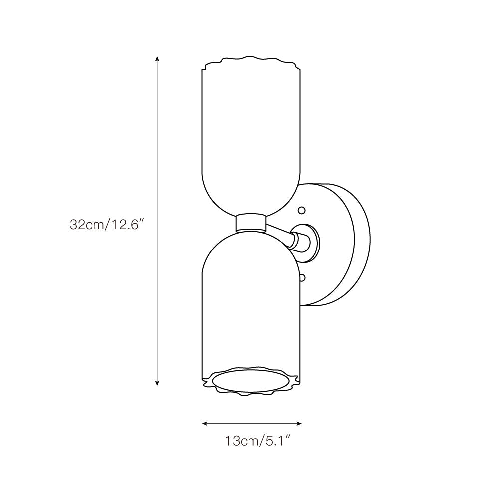 Tulum Double Alabaster Wall Lamp - Zonesus