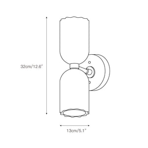 Tulum Double Alabaster Wall Lamp - Zonesus