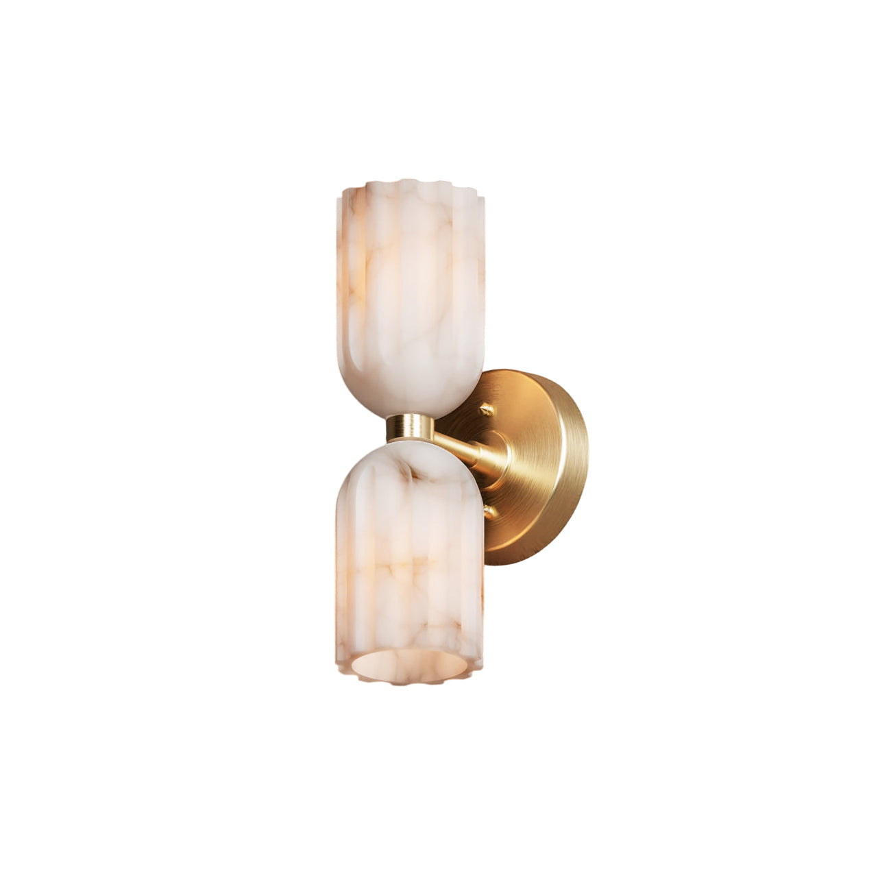 Tulum Double Alabaster Wall Lamp - Zonesus