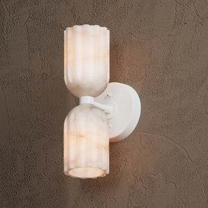 Tulum Double Alabaster Wall Lamp - Zonesus