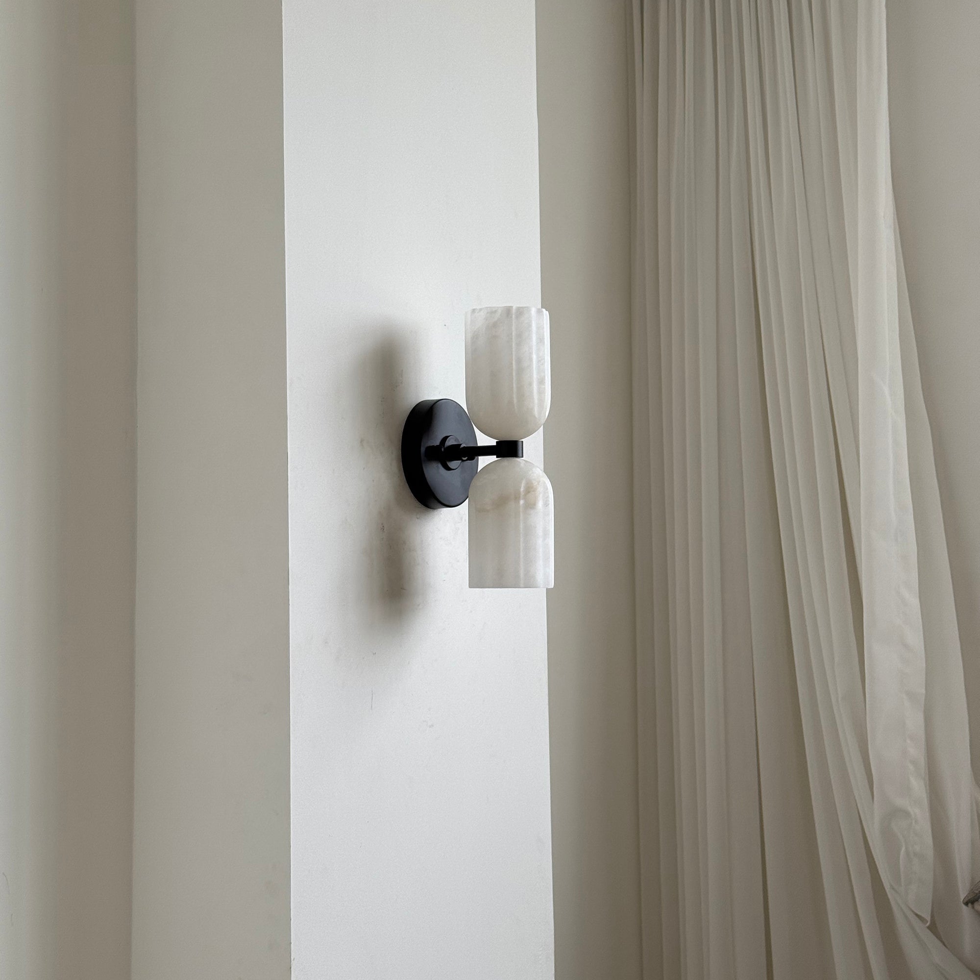 Tulum Double Alabaster Wall Lamp - Zonesus