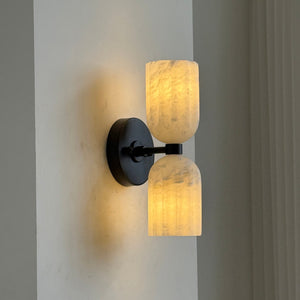 Tulum Double Alabaster Wall Lamp - Zonesus