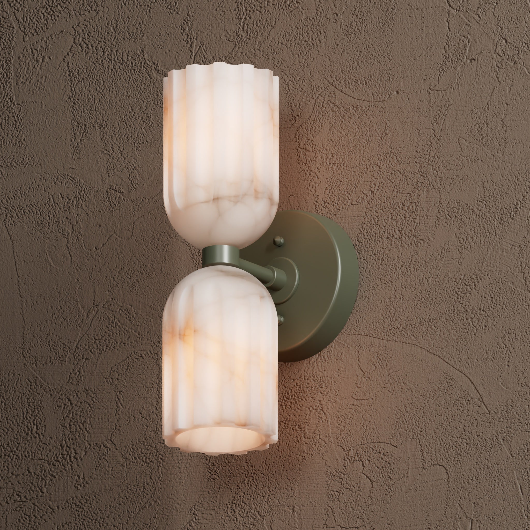 Tulum Double Alabaster Wall Lamp - Zonesus