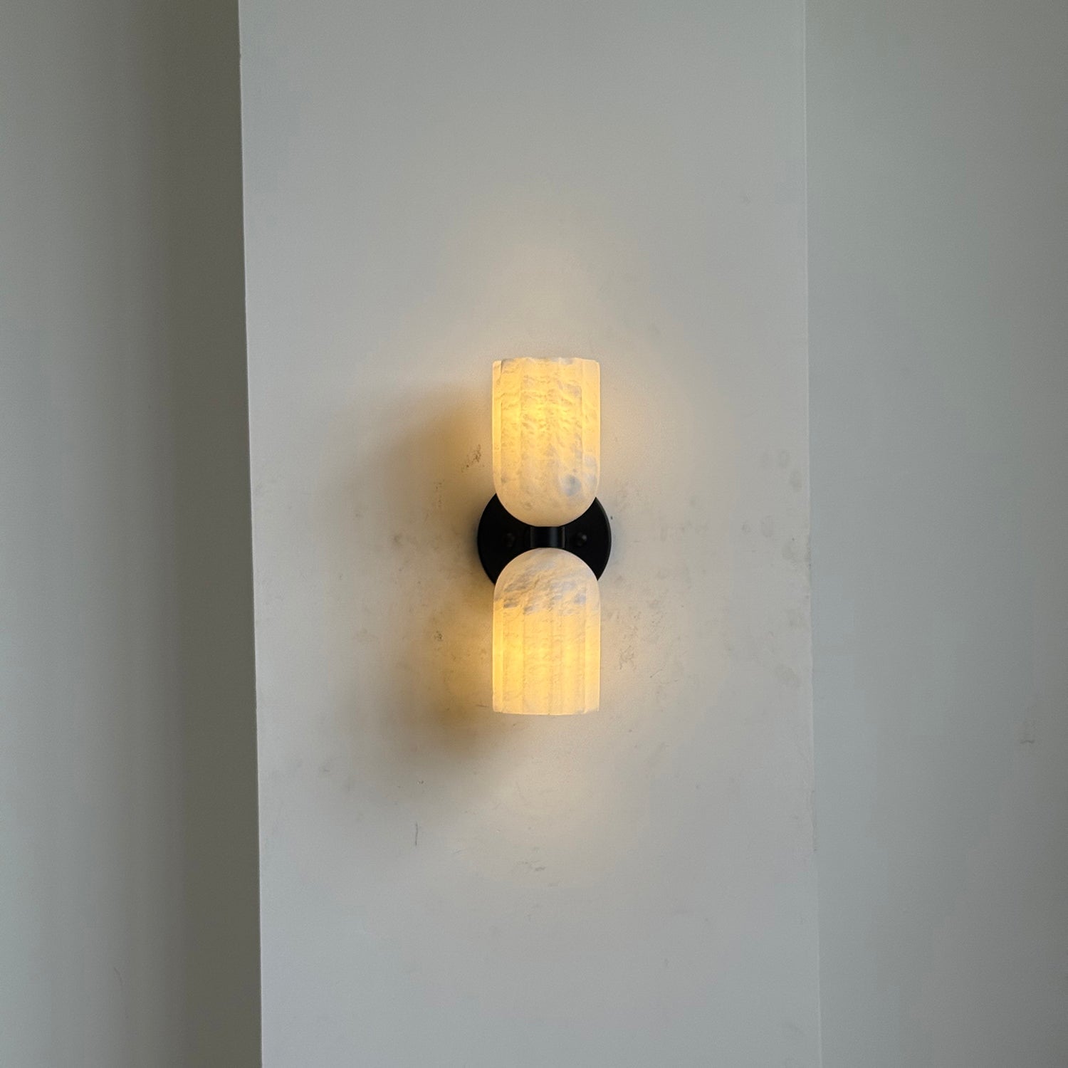 Tulum Double Alabaster Wall Lamp - Zonesus