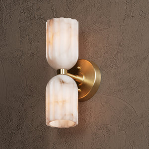 Tulum Double Alabaster Wall Lamp - Zonesus