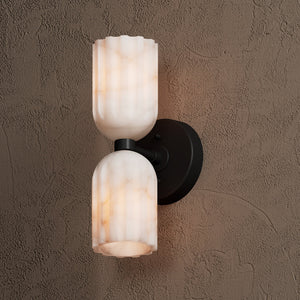 Tulum Double Alabaster Wall Lamp - Zonesus