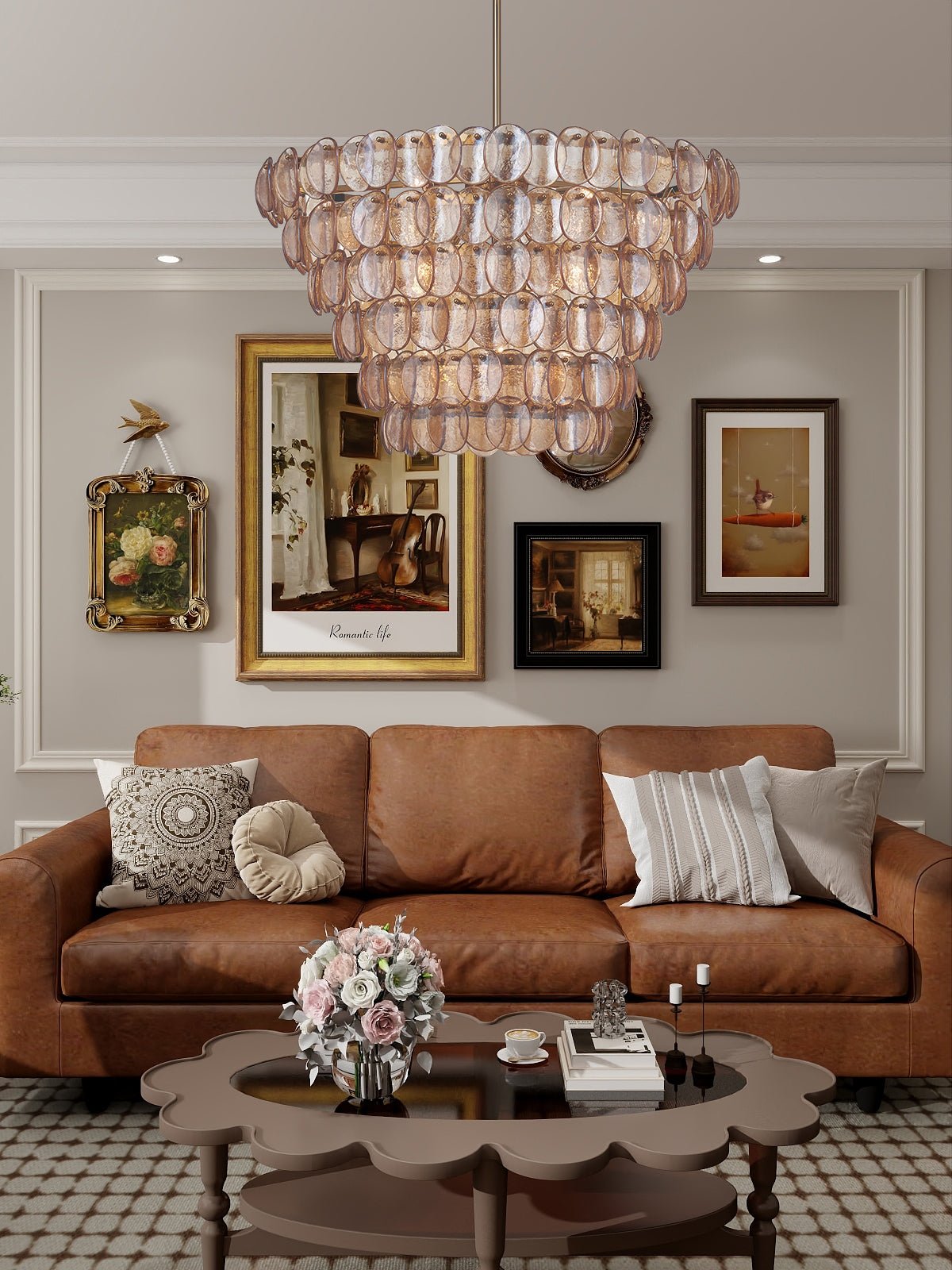 Uroko Large Chandelier - Zonesus
