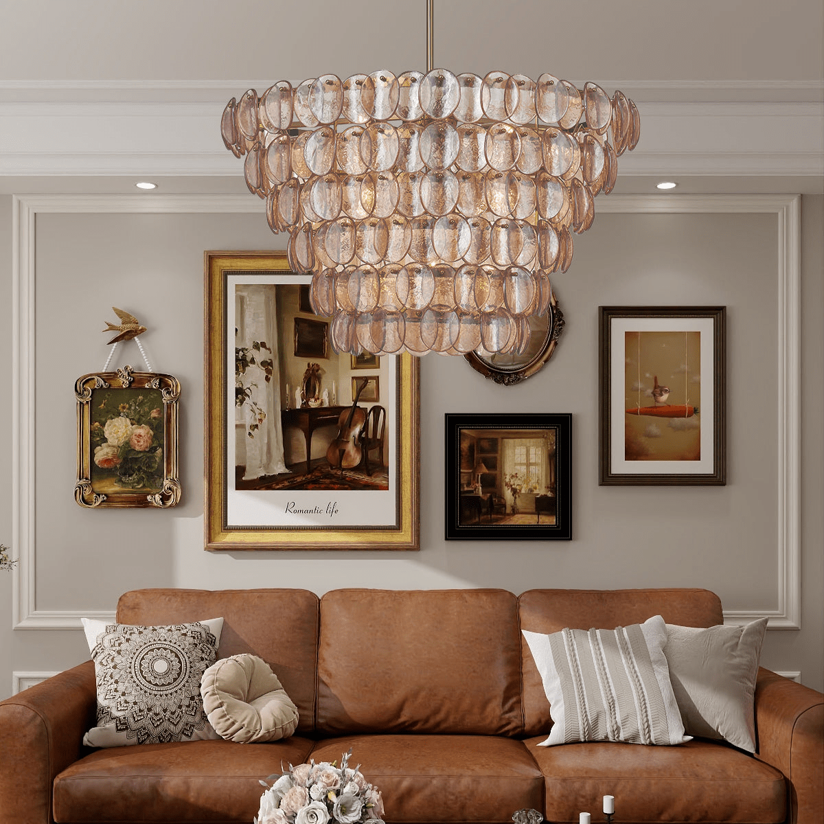 Uroko Large Chandelier - Zonesus