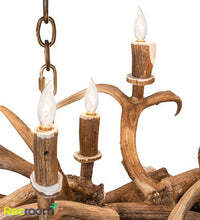 55" Long Antlers 10 Light Oblong Chandelier - Zonesus