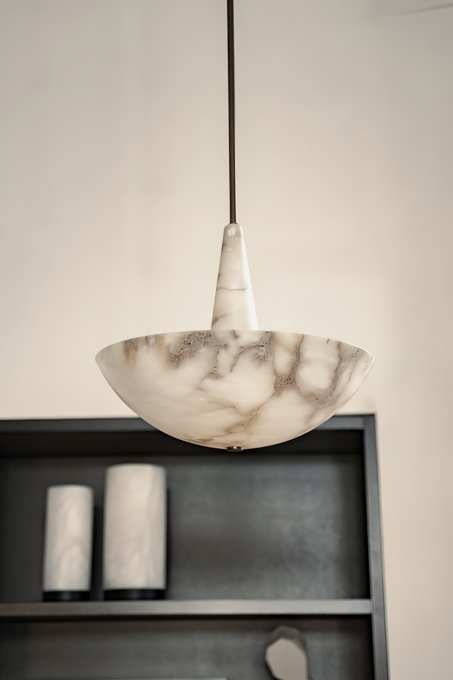 Veined Alabaster Pendant Lamp - Zonesus