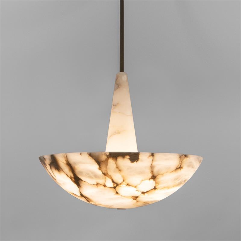 Veined Alabaster Pendant Lamp - Zonesus