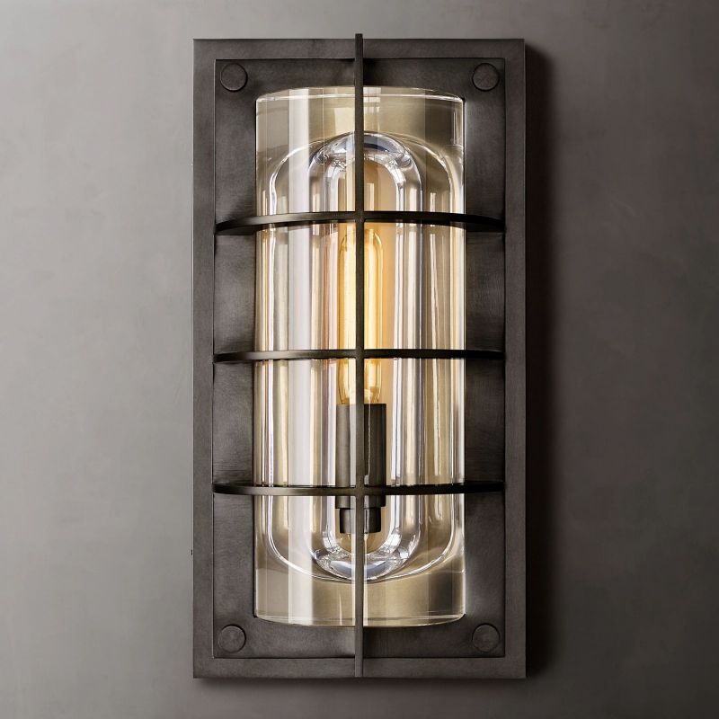 Vicomtic Outdoor Modern Metal Wall Sconce - Zonesus