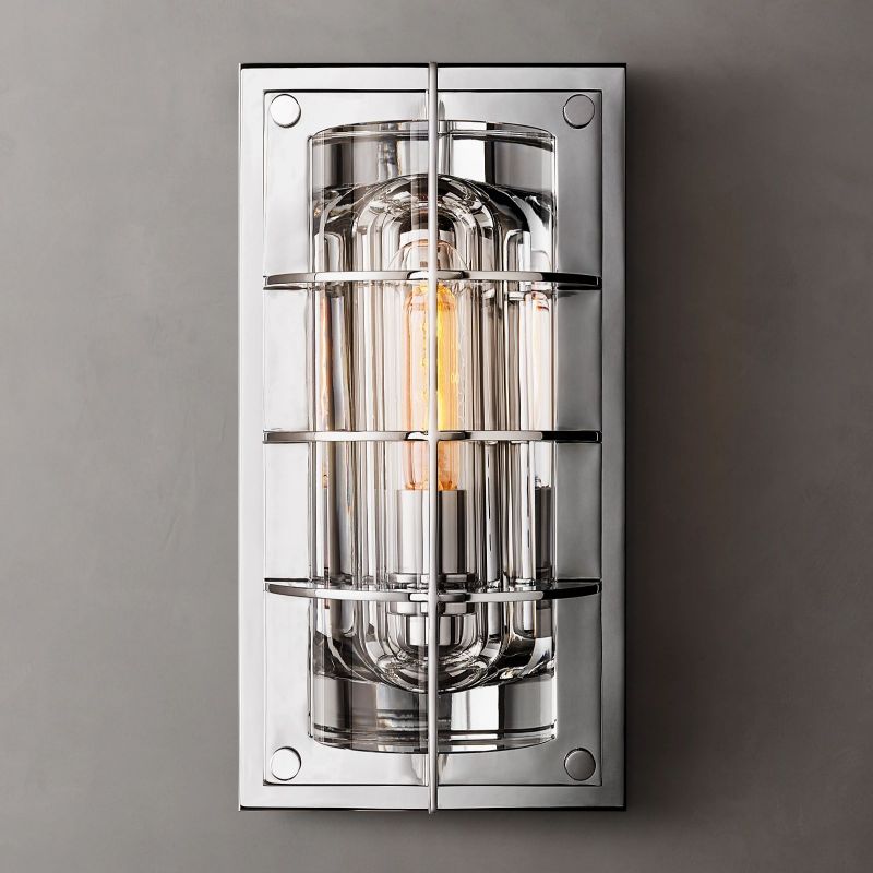 Vicomtic Outdoor Modern Metal Wall Sconce - Zonesus